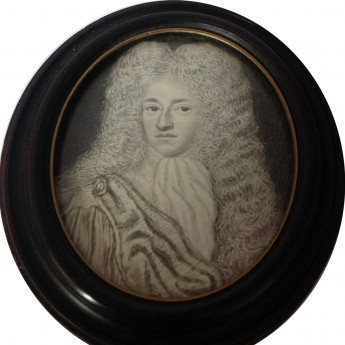 Plumbago portrait of a Scottish nobleman