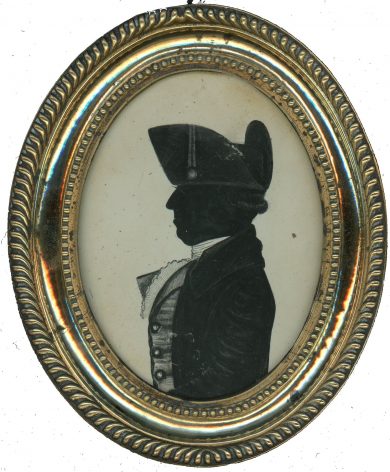Painted silhouette by W. Clarke