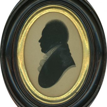 Silhouette of a Gentleman Painted at Bullock's Museum in Liverpool, circa 1806.