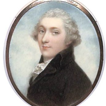 Portrait miniature of a distinguished gentleman by Andrew Plimer