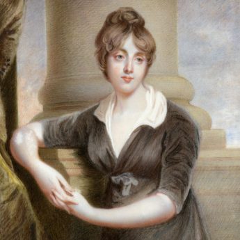 Miniature portrait of Elizabeth Catherine Caroline Hervey, later The Hon. Mrs Charles Rose Ellis (1780-1803) painted by Alexander Gallaway