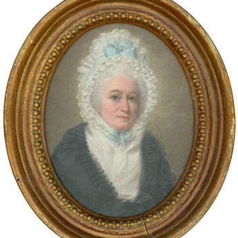 Miniature portrait of a lady by Henry Stubble, dated 1792