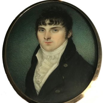 Miniature portrait of a gentleman by John Jukes
