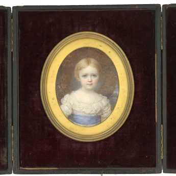 Portrait of Nina Louisa Kay Shuttleworth painted in 1882 by Reginald Easton