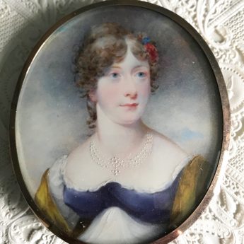 Miniature Portrait of a Lady by Andrew Robertson