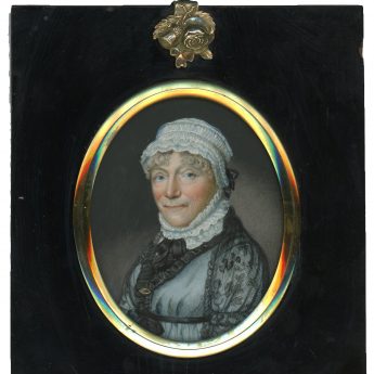 Fine miniature portrait of Lady Busks of Bath