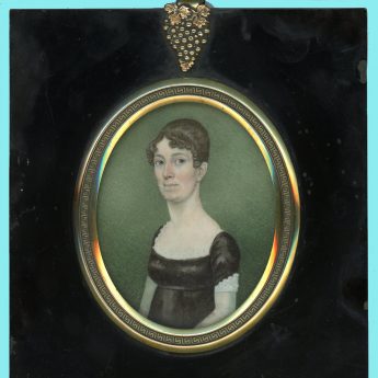 Miniature portrait of Angelica Dingwall-Fordyce Harvey, mother of 17 children