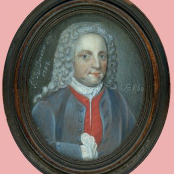 Miniature portrait of Sir Joseph Danvers