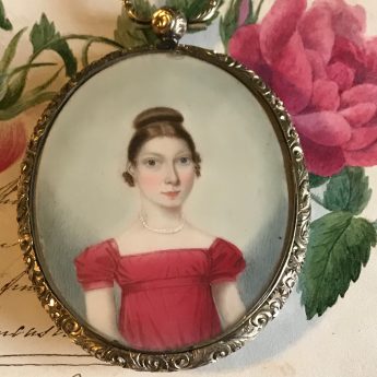 Miniature Portrait of Ten-Year-Old Jane Watton