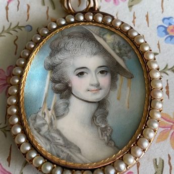 Miniature portrait by George Engleheart