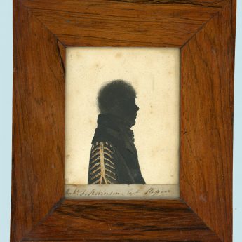 Painted silhouette by Richard Bankes Harraden