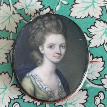 Patrick McMorland, miniature portrait of a lady