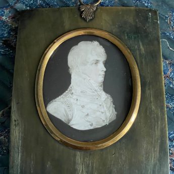 Samuel Andrews, en grisaille portrait miniature