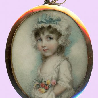 Andrew Plimer, miniature portrait of a girl