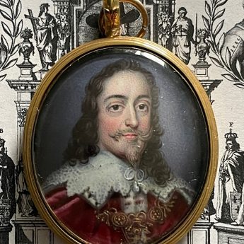 Enamel portrait of Charles I