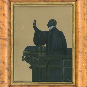 Silhouette of Rev Samuel Jones
