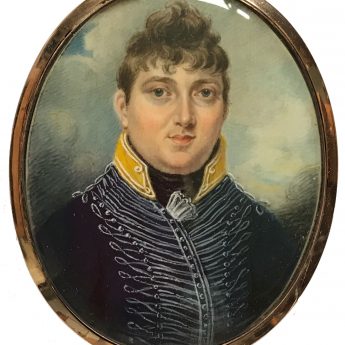 Miniature portrait of Charles Hampden Turner