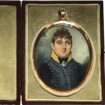 Miniature portrait of Charles Hampden Turner