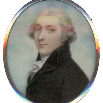 Portrait miniature of a distinguished gentleman by Andrew Plimer