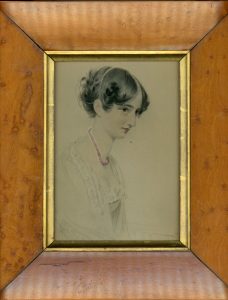Pencil and Watercolour Portrait of Sophia Lonsdale