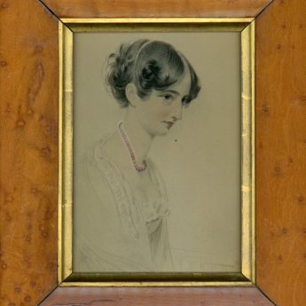 Pencil and Watercolour Portrait of Sophia Lonsdale