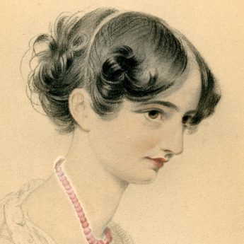 Pencil and Watercolour Portrait of Sophia Lonsdale