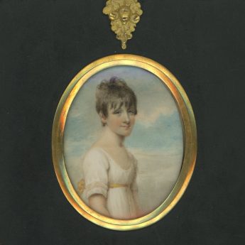 Miniature portrait of Ann Raper painted by Emma Smith