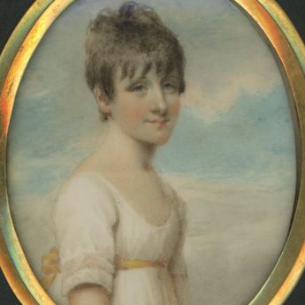 Miniature portrait of Ann Raper painted by Emma Smith