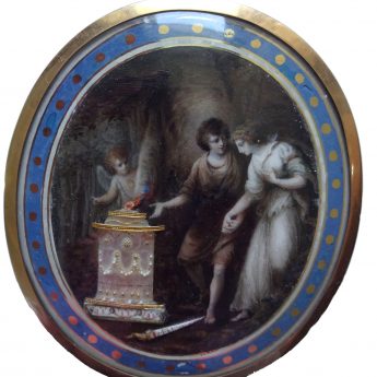 Allegorial miniature attributed to Samuel Shelley