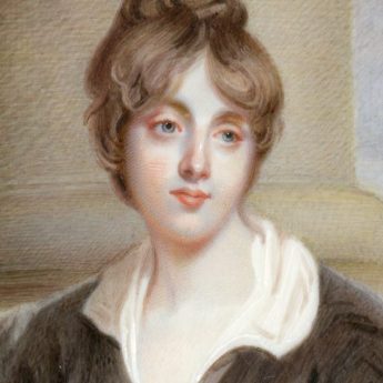 Miniature portrait of Elizabeth Catherine Caroline Hervey, later The Hon. Mrs Charles Rose Ellis (1780-1803) painted by Alexander Gallaway