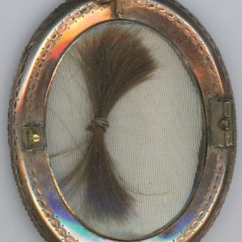 Miniature portrait of a child, circa 1780