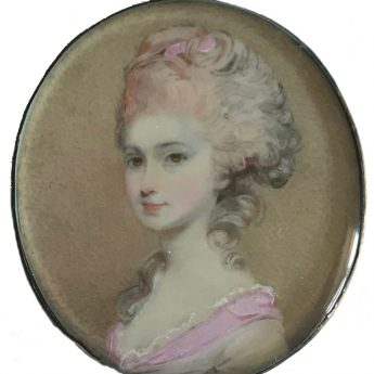 Miniature portrait of Lady Drummond