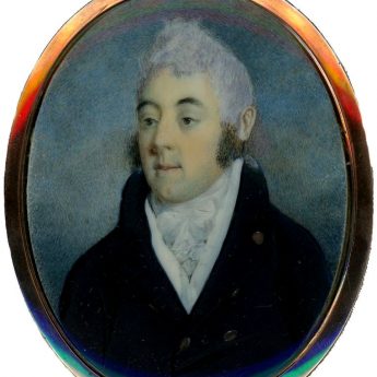 Miniature portrait of a gentleman