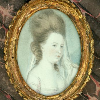 18th Century Small Pastel Portrait