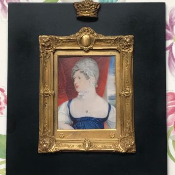 Fine miniature portrait of HRH Princess Charlotte by Henry D. Thielcke