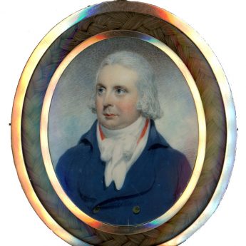 Miniature portrait of a gentleman by William Wood