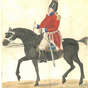 Watercolour portrait of Lt-Gen. Richard England of Lifford by Robert Dighton