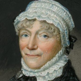 Fine miniature portrait of Lady Busks of Bath