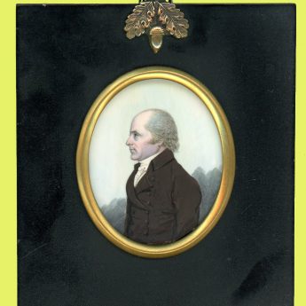 Miniature portrait by Frederick Buck