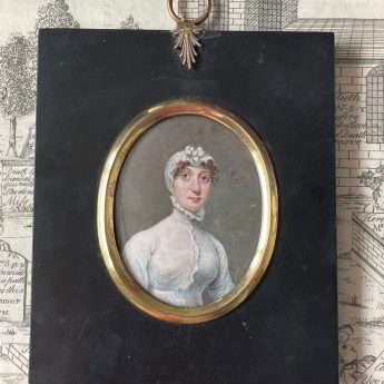 Anne Mee, miniature portrait of Jemima Kipps