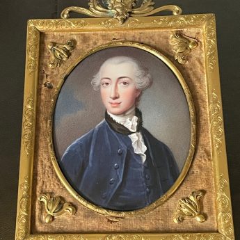 Henry Bone, enamel portrait of an unknown gentleman