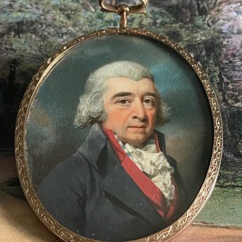 Miniature portrait by John Hazlitt