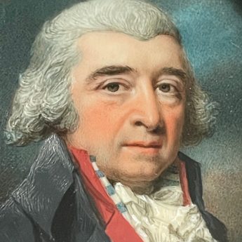 Miniature portrait by John Hazlitt