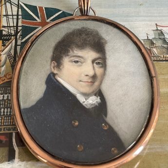 George Engleheart, portrait of a naval gentleman