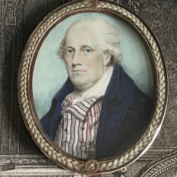 Alexander Gallaway, miniature portrait of a gentleman