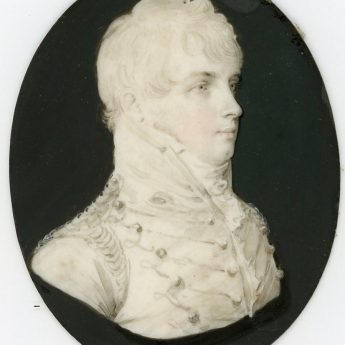 Samuel Andrews, en grisaille portrait miniature