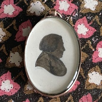 John Field, jewellery silhouette of a gentleman