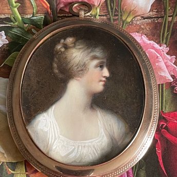 Miniature portrait of Lady Susan Montgomerie