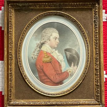 Watercolour portrait of an officer by John Downman