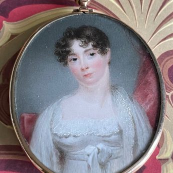 George Hargreaves, miniature portrait of Miss Athill